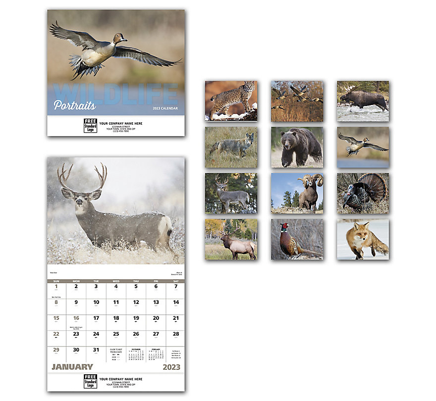2023 Wall Calendars Wildlife Theme