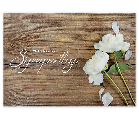 sympathy flower cards