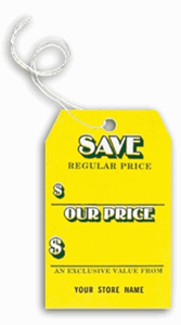 Price Tags Printing - Small Price Tags