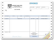 Compact Continuous Invoice, 4-Part